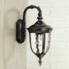 Deals 💯 John Timberland Traditional Outdoor Wall Light Fixture Black 16.5" 🔨 Hammered Glass for Exterior Porch Patio 🌟 -Outdoor Lighting Store unnamed file 3395