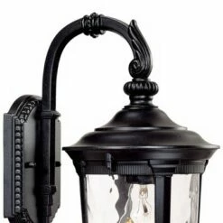 Deals 💯 John Timberland Traditional Outdoor Wall Light Fixture Black 16.5" 🔨 Hammered Glass for Exterior Porch Patio 🌟 -Outdoor Lighting Store unnamed file 3396