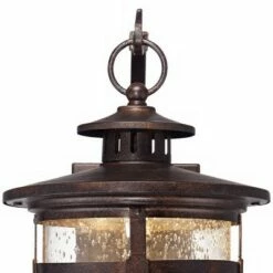 Cheap 🧨 Franklin Iron Works Industrial Vintage Rustic Outdoor Wall Light Fixture LED Bronze 11 1/2" Seedy Glass Exterior House 🎁 -Outdoor Lighting Store unnamed file 3408