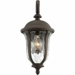 Brand new 🛒 John Timberland Traditional Outdoor Wall Light Fixture Bronze 16 3/4" Clear 🔨 Hammered Glass for Exterior House Porch Patio Deck 😍 -Outdoor Lighting Store unnamed file 3453