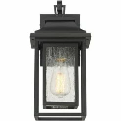 Discount 🛒 John Timberland Modern Outdoor Wall Light Fixture Painted Bronze 15" Seeded Clear Glass Lantern Exterior House Porch Patio Deck 🔔 -Outdoor Lighting Store unnamed file 3458