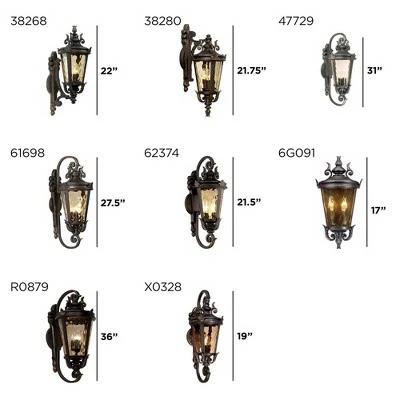 Cheap ๐ John Timberland Traditional Outdoor Light Fixture Veranda Bronze Scroll 17" Champagne ๐จ Hammered Glass for Exterior Porch ๐งจ 9 Cheap ๐ John Timberland Traditional Outdoor Light Fixture Veranda Bronze Scroll 17" Champagne ๐จ Hammered Glass for Exterior Porch ๐งจ - Image 7