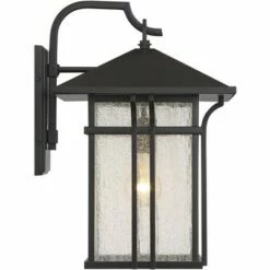 Top 10 🎁 John Timberland Mission Outdoor Wall Light Fixture Painted Bronze 16 1/2" Seeded Clear Glass Lantern for House Porch Patio Deck 🔥 -Outdoor Lighting Store unnamed file 3486