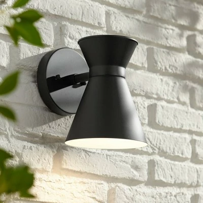 Discount 🔔 John Timberland Modern Outdoor Wall Light Fixture LED Black Steel 8" Swivel Head for Exterior House Porch Patio Deck 🔥 3 Discount 🔔 John Timberland Modern Outdoor Wall Light Fixture LED Black Steel 8" Swivel Head for Exterior House Porch Patio Deck 🔥