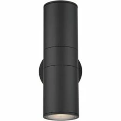 Brand new 😀 Possini Euro Design Modern Outdoor Wall Light Fixture Black 11 3/4" Cylinder Up Down Exterior House Porch Patio 😀 -Outdoor Lighting Store unnamed file 3518