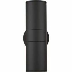Brand new 😀 Possini Euro Design Modern Outdoor Wall Light Fixture Black 11 3/4" Cylinder Up Down Exterior House Porch Patio 😀 -Outdoor Lighting Store unnamed file 3519