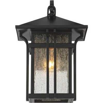 Wholesale 😀 John Timberland Mission Outdoor Wall Light Fixture Painted Bronze 10 1/2" Seeded Clear Glass Lantern for House Porch Patio Deck 🤩 5 Wholesale 😀 John Timberland Mission Outdoor Wall Light Fixture Painted Bronze 10 1/2" Seeded Clear Glass Lantern for House Porch Patio Deck 🤩 - Image 3
