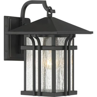 Wholesale 😀 John Timberland Mission Outdoor Wall Light Fixture Painted Bronze 10 1/2" Seeded Clear Glass Lantern for House Porch Patio Deck 🤩 6 Wholesale 😀 John Timberland Mission Outdoor Wall Light Fixture Painted Bronze 10 1/2" Seeded Clear Glass Lantern for House Porch Patio Deck 🤩 - Image 4