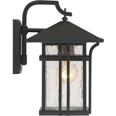 Wholesale 😀 John Timberland Mission Outdoor Wall Light Fixture Painted Bronze 10 1/2" Seeded Clear Glass Lantern for House Porch Patio Deck 🤩 7 Wholesale 😀 John Timberland Mission Outdoor Wall Light Fixture Painted Bronze 10 1/2" Seeded Clear Glass Lantern for House Porch Patio Deck 🤩 - Image 5