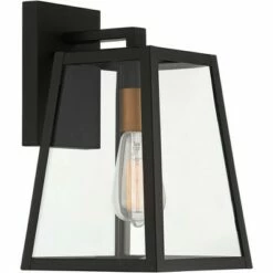 Cheap ⌛ John Timberland Modern Outdoor Wall Light Fixture Mystic Black Gold 13" Clear Glass Panels Exterior House Porch Patio Outside Deck 🛒 -Outdoor Lighting Store unnamed file 3535