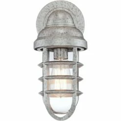 Promo 🥰 John Timberland Farmhouse Outdoor Wall Light Fixture Galvanized Steel 13 1/4" Caged Clear Glass for Barn House Porch Patio ✨ 10 Promo 🥰 John Timberland Farmhouse Outdoor Wall Light Fixture Galvanized Steel 13 1/4" Caged Clear Glass for Barn House Porch Patio ✨ -Outdoor Lighting Store unnamed file 3539
