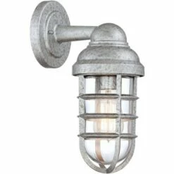 Promo 🥰 John Timberland Farmhouse Outdoor Wall Light Fixture Galvanized Steel 13 1/4" Caged Clear Glass for Barn House Porch Patio ✨ 11 Promo 🥰 John Timberland Farmhouse Outdoor Wall Light Fixture Galvanized Steel 13 1/4" Caged Clear Glass for Barn House Porch Patio ✨ -Outdoor Lighting Store unnamed file 3540