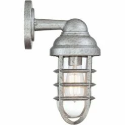 Promo 🥰 John Timberland Farmhouse Outdoor Wall Light Fixture Galvanized Steel 13 1/4" Caged Clear Glass for Barn House Porch Patio ✨ 12 Promo 🥰 John Timberland Farmhouse Outdoor Wall Light Fixture Galvanized Steel 13 1/4" Caged Clear Glass for Barn House Porch Patio ✨ -Outdoor Lighting Store unnamed file 3541