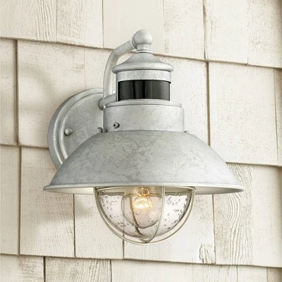 Coupon 👏 John Timberland Outdoor Wall Light Fixture Farmhouse Galvanized 9" Motion Security Sensor Dusk to Dawn for House Patio Porch ✔️ 3 Coupon 👏 John Timberland Outdoor Wall Light Fixture Farmhouse Galvanized 9" Motion Security Sensor Dusk to Dawn for House Patio Porch ✔️