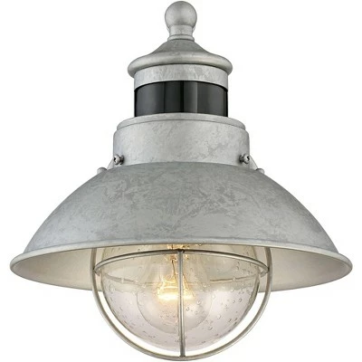 Coupon 👏 John Timberland Outdoor Wall Light Fixture Farmhouse Galvanized 9" Motion Security Sensor Dusk to Dawn for House Patio Porch ✔️ 5 Coupon 👏 John Timberland Outdoor Wall Light Fixture Farmhouse Galvanized 9" Motion Security Sensor Dusk to Dawn for House Patio Porch ✔️ - Image 3