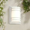 Brand new 😀 John Timberland Modern Industrial Outdoor Wall Sconce Fixture Silver 11" Opal Etched Glass for Exterior House Porch Patio Deck 🛒 2 Brand new 😀 John Timberland Modern Industrial Outdoor Wall Sconce Fixture Silver 11" Opal Etched Glass for Exterior House Porch Patio Deck 🛒 -Outdoor Lighting Store unnamed file 3549