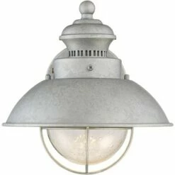 Top 10 👍 John Timberland Industrial Farmhouse Outdoor Barn Light Fixture LED Galvanized 8 1/2" Seedy Glass Exterior House Porch Patio Deck 🌟 -Outdoor Lighting Store unnamed file 3565