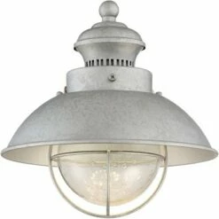 Top 10 👍 John Timberland Industrial Farmhouse Outdoor Barn Light Fixture LED Galvanized 8 1/2" Seedy Glass Exterior House Porch Patio Deck 🌟 -Outdoor Lighting Store unnamed file 3566