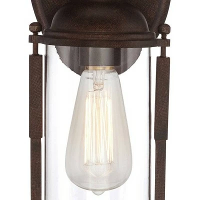 Deals 👏 Franklin Iron Works Vintage Industrial Outdoor Wall Light Fixture Bronze 15" Clear Glass Edison Bulb for Exterior House Porch 😉 4 Deals 👏 Franklin Iron Works Vintage Industrial Outdoor Wall Light Fixture Bronze 15" Clear Glass Edison Bulb for Exterior House Porch 😉 - Image 2