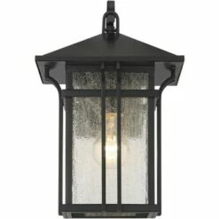 Best Pirce 🛒 John Timberland Mission Outdoor Wall Light Fixture Painted Bronze 14" Seeded Clear Glass Lantern for House Porch Patio Deck 😀 -Outdoor Lighting Store unnamed file 3580
