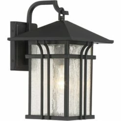 Best Pirce 🛒 John Timberland Mission Outdoor Wall Light Fixture Painted Bronze 14" Seeded Clear Glass Lantern for House Porch Patio Deck 😀 -Outdoor Lighting Store unnamed file 3581