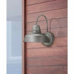 Brand new 🔥 John Timberland Farmhouse Outdoor Wall Light Fixture Urban Barn Galvanized Steel Gooseneck 13" for Exterior House Porch Patio 💯 -Outdoor Lighting Store unnamed file 3588