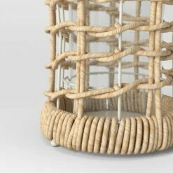 Cheap 💯 Threshold Designed W/Studio McGee Maize Outdoor Lantern Candle Holders Tan - Threshold™ designed with Studio McGee 🛒 -Outdoor Lighting Store unnamed file 359