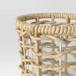 Cheap 💯 Threshold Designed W/Studio McGee Maize Outdoor Lantern Candle Holders Tan - Threshold™ designed with Studio McGee 🛒 -Outdoor Lighting Store unnamed file 360