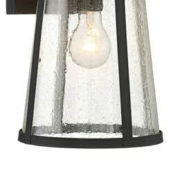 New 💯 John Timberland Outdoor Wall Light Fixtures Set of 2 Cast Iron Black 15" Clear Seedy Glass for Exterior House Porch Patio Deck 😉 -Outdoor Lighting Store unnamed file 3601
