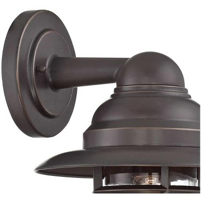 Best Pirce 👍 John Timberland Industrial Outdoor Barn Light Fixture Handsome Bronze 13 1/4" Clear Glass for Exterior Patio Porch House 🌟 4 Best Pirce 👍 John Timberland Industrial Outdoor Barn Light Fixture Handsome Bronze 13 1/4" Clear Glass for Exterior Patio Porch House 🌟 - Image 2