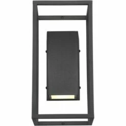Best Pirce 🎉 Possini Euro Design Modern Outdoor Wall Light Fixture LED Textured Black Box 14" Sanded Glass Up Down for House Porch Patio Deck 😍 -Outdoor Lighting Store unnamed file 3628