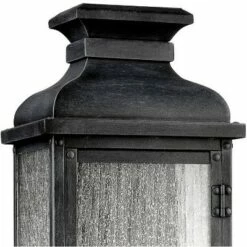 Promo ✨ Feiss Pediment 18 1/4" High Zinc 2-Light Outdoor Wall Light 🥰 -Outdoor Lighting Store unnamed file 3647