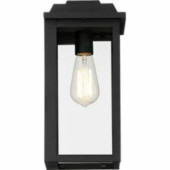 Best Pirce 🔥 John Timberland Rustic Industrial Outdoor Wall Light Fixture Textured Black Metal 14" Clear Glass for Exterior House Porch Patio 🎉 -Outdoor Lighting Store unnamed file 3657