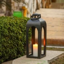 Wholesale 🔥 Metal Outdoor Lantern Natural - Smith & Hawken™ ✨ -Outdoor Lighting Store unnamed file 367