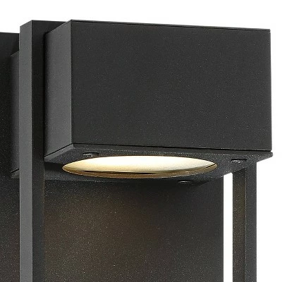 Promo 😍 Possini Euro Design Modern Outdoor Wall Light Fixture LED Textured Black 9 1/2" Crystal Diffuser Downlight for Exterior House 👏 4 Promo 😍 Possini Euro Design Modern Outdoor Wall Light Fixture LED Textured Black 9 1/2" Crystal Diffuser Downlight for Exterior House 👏 - Image 2