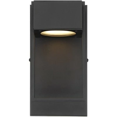 Promo 😍 Possini Euro Design Modern Outdoor Wall Light Fixture LED Textured Black 9 1/2" Crystal Diffuser Downlight for Exterior House 👏 5 Promo 😍 Possini Euro Design Modern Outdoor Wall Light Fixture LED Textured Black 9 1/2" Crystal Diffuser Downlight for Exterior House 👏 - Image 3