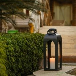 Wholesale 🔥 Metal Outdoor Lantern Natural - Smith & Hawken™ ✨ -Outdoor Lighting Store unnamed file 368
