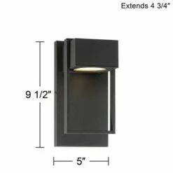 Promo 😍 Possini Euro Design Modern Outdoor Wall Light Fixture LED Textured Black 9 1/2" Crystal Diffuser Downlight for Exterior House 👏 13 Promo 😍 Possini Euro Design Modern Outdoor Wall Light Fixture LED Textured Black 9 1/2" Crystal Diffuser Downlight for Exterior House 👏 -Outdoor Lighting Store unnamed file 3681
