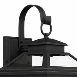 Outlet 🥰 John Timberland Outdoor Wall Light Fixture Texturized Black Steel 16 1/2" Clear Glass Lantern for Exterior House Porch Patio 😉 -Outdoor Lighting Store unnamed file 3699