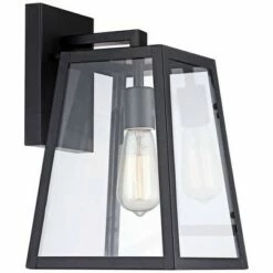 New 🧨 John Timberland Industrial Outdoor Wall Light Fixtures Set of 2 Mystic Black 13" Clear Glass Edison Bulb for House Porch Patio ⭐ -Outdoor Lighting Store unnamed file 3712