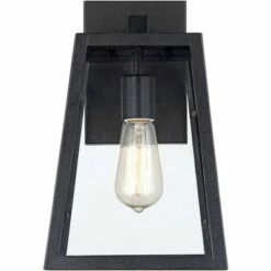 New 🧨 John Timberland Industrial Outdoor Wall Light Fixtures Set of 2 Mystic Black 13" Clear Glass Edison Bulb for House Porch Patio ⭐ -Outdoor Lighting Store unnamed file 3713