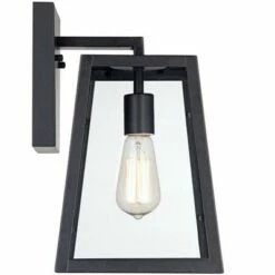 New 🧨 John Timberland Industrial Outdoor Wall Light Fixtures Set of 2 Mystic Black 13" Clear Glass Edison Bulb for House Porch Patio ⭐ -Outdoor Lighting Store unnamed file 3715