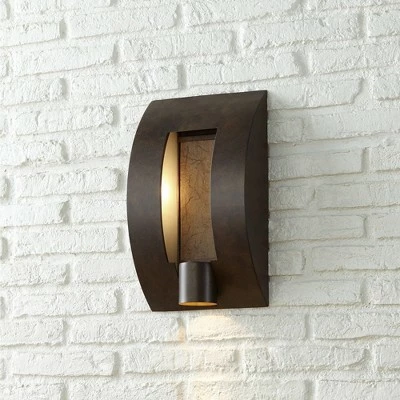 Buy โ Franklin Iron Works Modern Outdoor Wall Light Fixture Bronze 16" Framed Slate for Exterior House Patio Porch ๐ฅ 3 Buy โ Franklin Iron Works Modern Outdoor Wall Light Fixture Bronze 16" Framed Slate for Exterior House Patio Porch ๐ฅ
