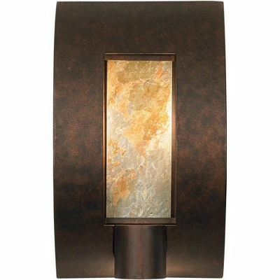 Buy โ Franklin Iron Works Modern Outdoor Wall Light Fixture Bronze 16" Framed Slate for Exterior House Patio Porch ๐ฅ 5 Buy โ Franklin Iron Works Modern Outdoor Wall Light Fixture Bronze 16" Framed Slate for Exterior House Patio Porch ๐ฅ - Image 3
