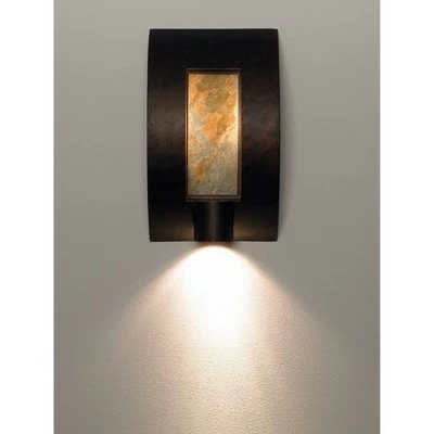 Buy โ Franklin Iron Works Modern Outdoor Wall Light Fixture Bronze 16" Framed Slate for Exterior House Patio Porch ๐ฅ 6 Buy โ Franklin Iron Works Modern Outdoor Wall Light Fixture Bronze 16" Framed Slate for Exterior House Patio Porch ๐ฅ - Image 4