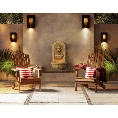 Buy โ Franklin Iron Works Modern Outdoor Wall Light Fixture Bronze 16" Framed Slate for Exterior House Patio Porch ๐ฅ 9 Buy โ Franklin Iron Works Modern Outdoor Wall Light Fixture Bronze 16" Framed Slate for Exterior House Patio Porch ๐ฅ - Image 7
