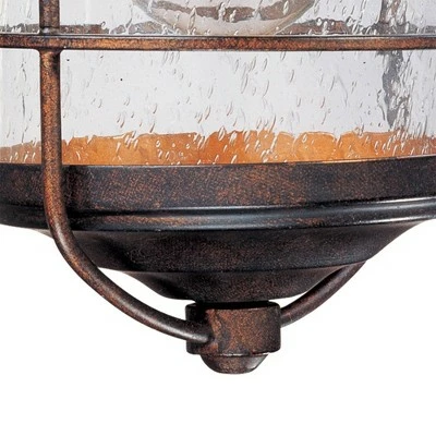 Best Pirce 🔥 Franklin Iron Works Industrial Rustic Outdoor Light Fixture Vintage Bronze 12" Clear Seedy Glass for Exterior House Porch Patio 👍 6 Best Pirce 🔥 Franklin Iron Works Industrial Rustic Outdoor Light Fixture Vintage Bronze 12" Clear Seedy Glass for Exterior House Porch Patio 👍 - Image 4