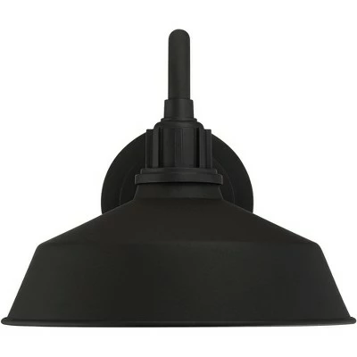 Best Pirce ๐งจ Franklin Iron Works Rustic Outdoor Wall Light Fixture Urban Barn Black Aluminum 10 1/2" for Exterior House Porch Patio Deck ๐ 6 Best Pirce ๐งจ Franklin Iron Works Rustic Outdoor Wall Light Fixture Urban Barn Black Aluminum 10 1/2" for Exterior House Porch Patio Deck ๐ - Image 4