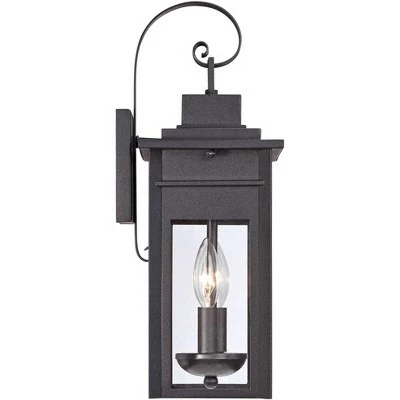 Best Sale ๐งจ Franklin Iron Works Traditional Outdoor Wall Light Fixture Lantern Black Specked Gray 17" Clear Glass Panels for House Porch Patio ๐ 8 Best Sale ๐งจ Franklin Iron Works Traditional Outdoor Wall Light Fixture Lantern Black Specked Gray 17" Clear Glass Panels for House Porch Patio ๐ - Image 6