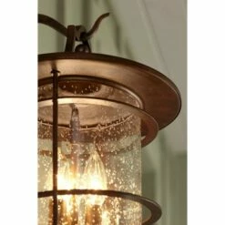 Cheapest 🧨 Franklin Iron Works Industrial Rustic Outdoor Light Fixture Bronze 16 1/4" Clear Seedy Glass Lantern for Exterior House Porch 🧨 -Outdoor Lighting Store unnamed file 3774